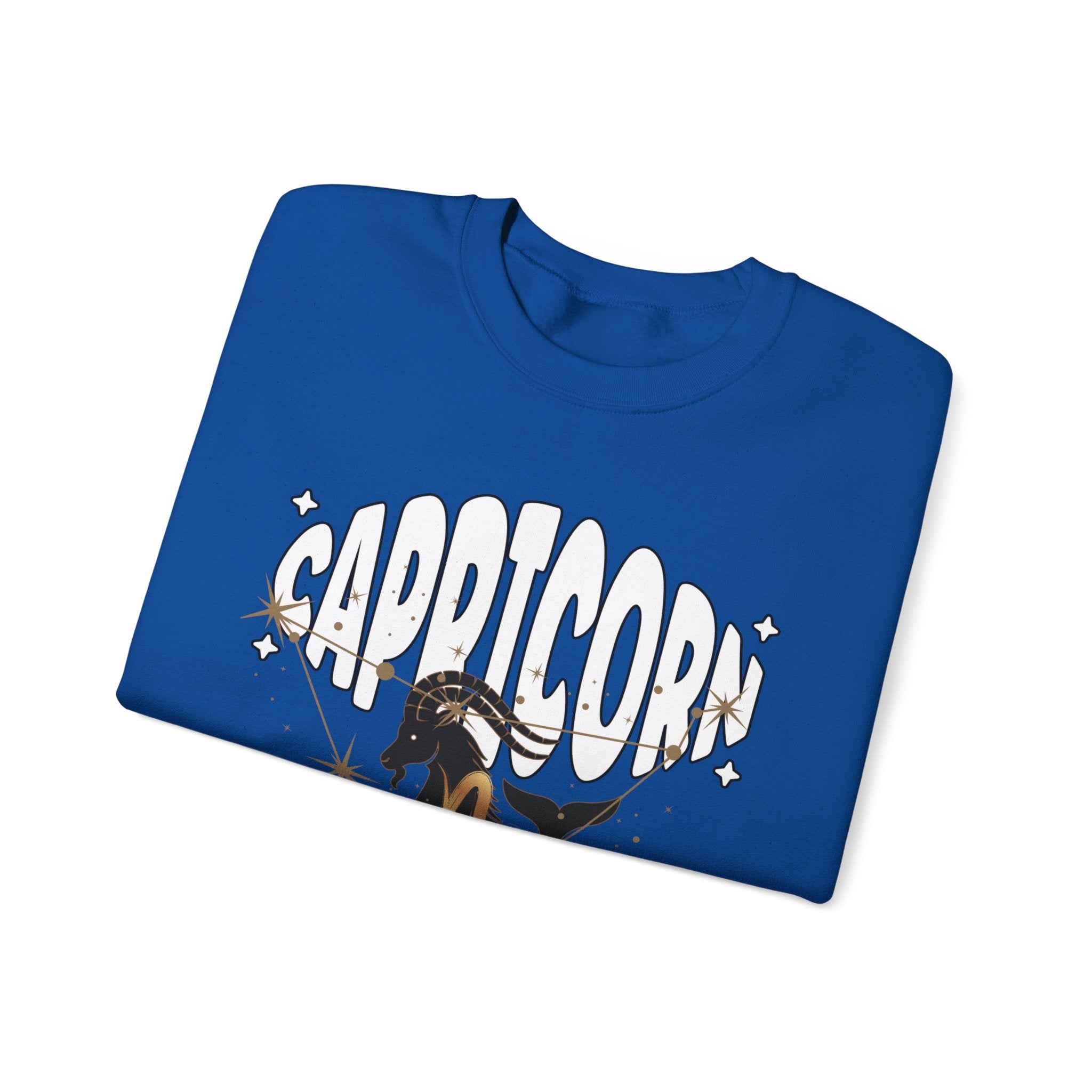 Capricorn Zodiac Casual Unisex Crewneck Sweatshirt
